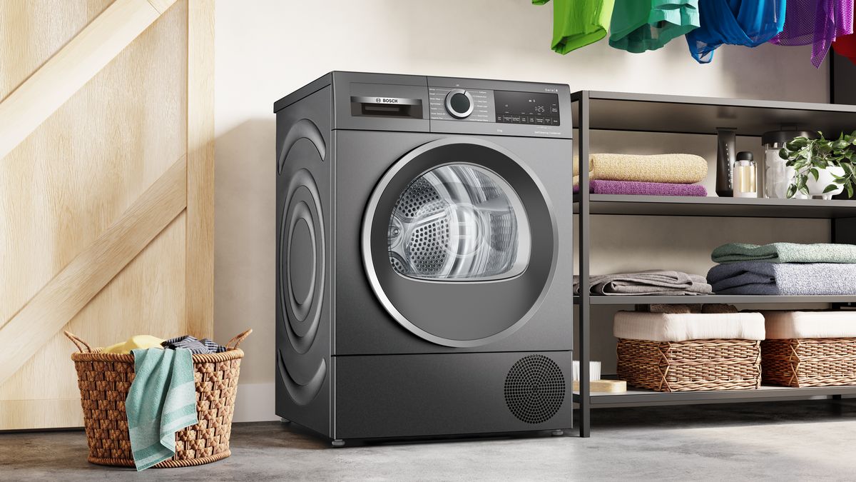 Bosch - Series 6 9 kg Heat Pump Tumble Dryer - WQG245R9GB 