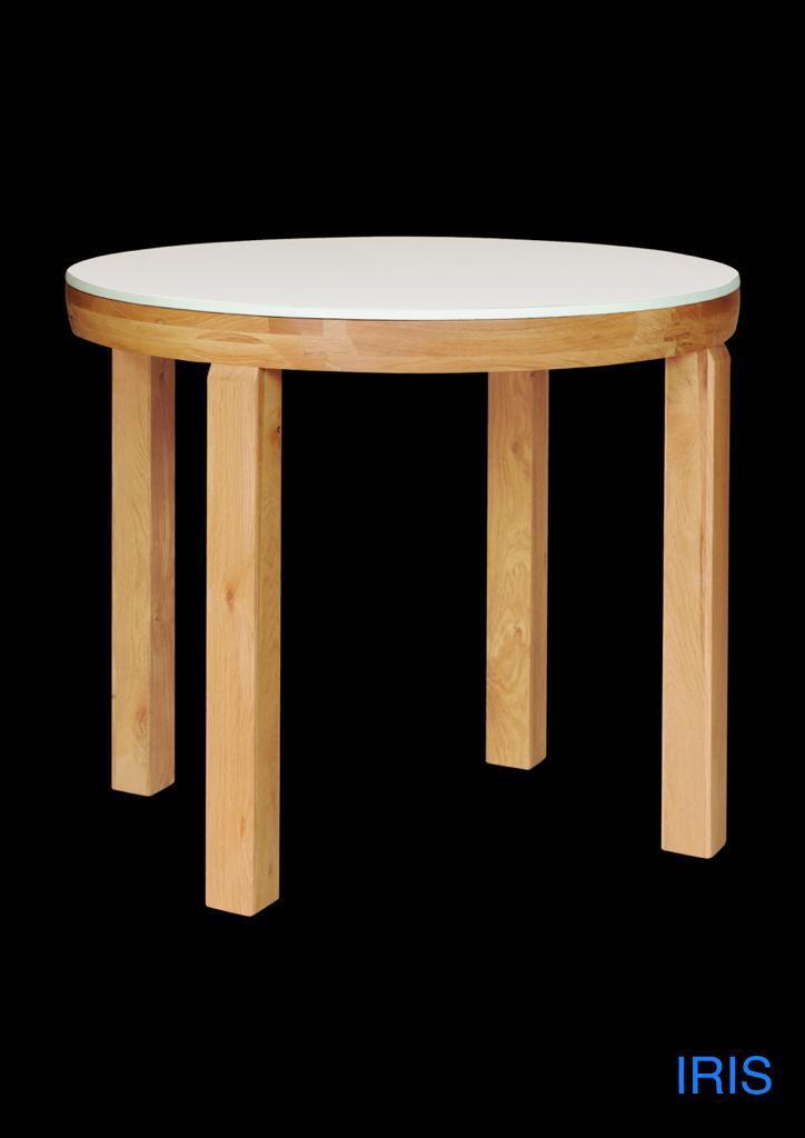 Round Bar Table w/ Marble Top 1100mm x 1000mm High IR-RBT005