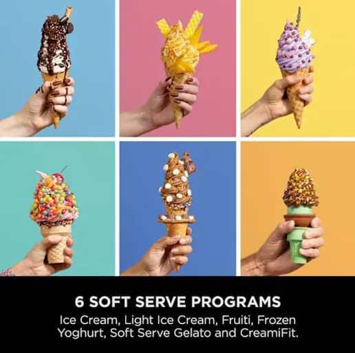 Ninja - Swirl by CREAMi - 13-in-1 - Soft Serve and Ice Cream Maker - NC701UK